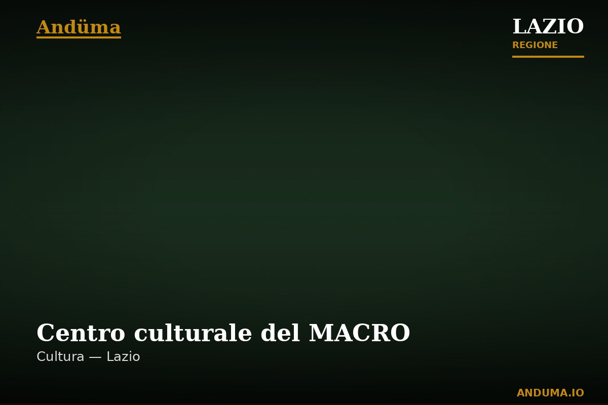 Centro culturale del MACRO — Punto di interesse , Roma