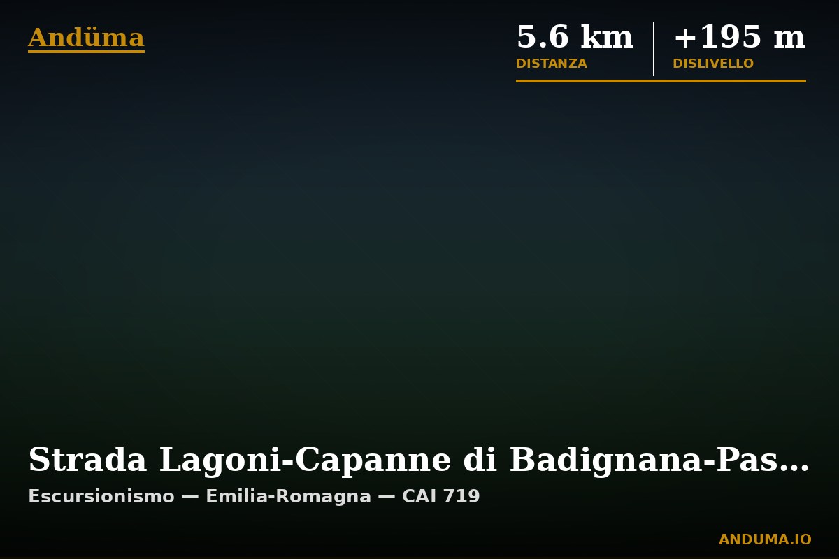 Strada Lagoni-Capanne di Badignana-Passo delle Guadine-Pineta Lago Santo — Punto di interesse , Piedmont