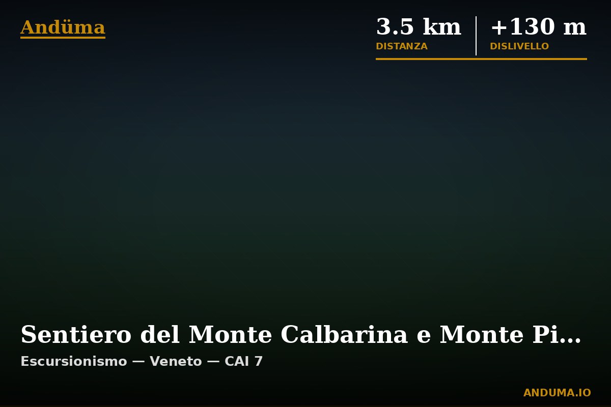 Sentiero del Monte Calbarina e Monte Piccolo — Punto di interesse , Piedmont