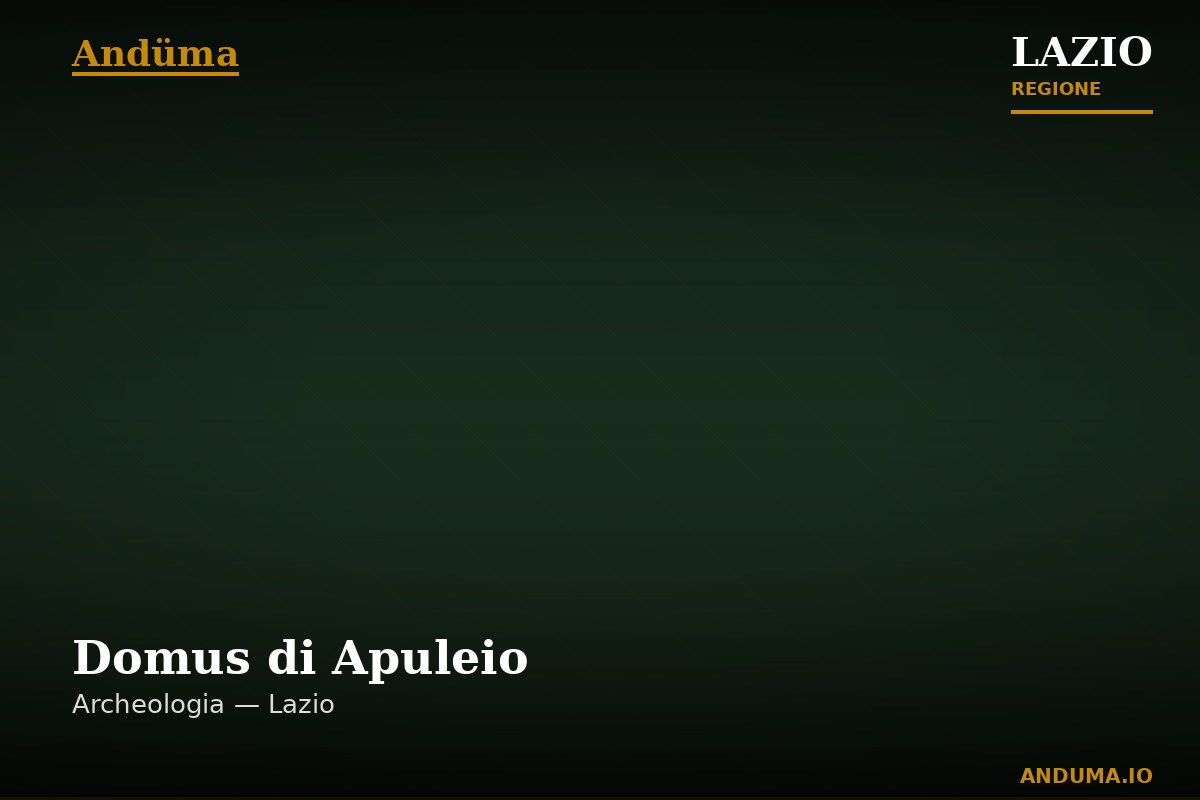 Domus di Apuleio — Punto di interesse , Roma