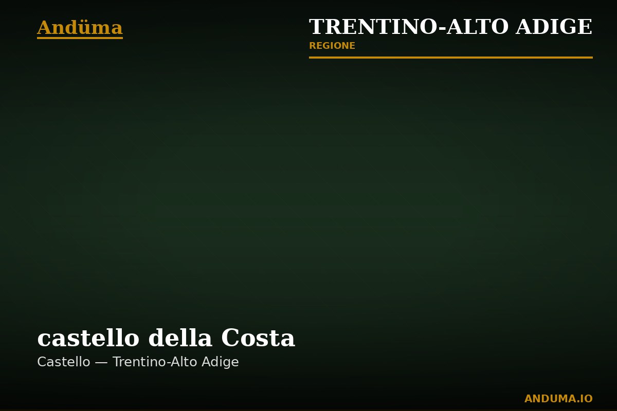 castello della Costa — Punto di interesse , Trento