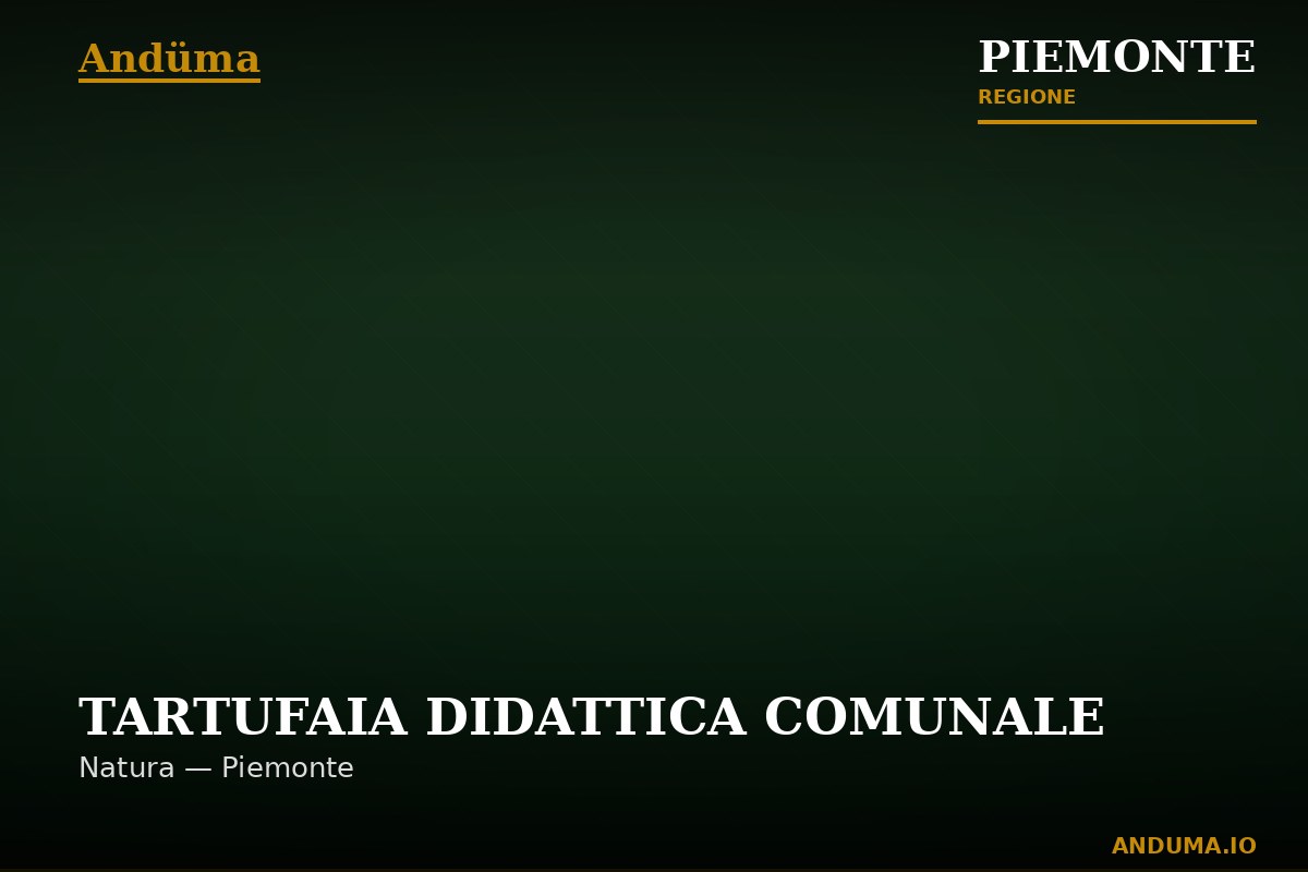 TARTUFAIA DIDATTICA COMUNALE