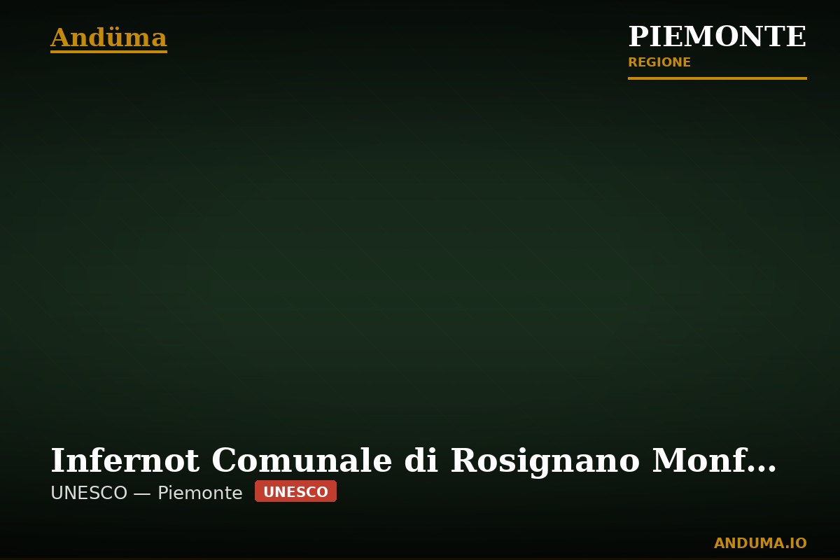 Infernot Comunale di Rosignano Monferrato — Punto di interesse a Rosignano Monferrato, Alessandria