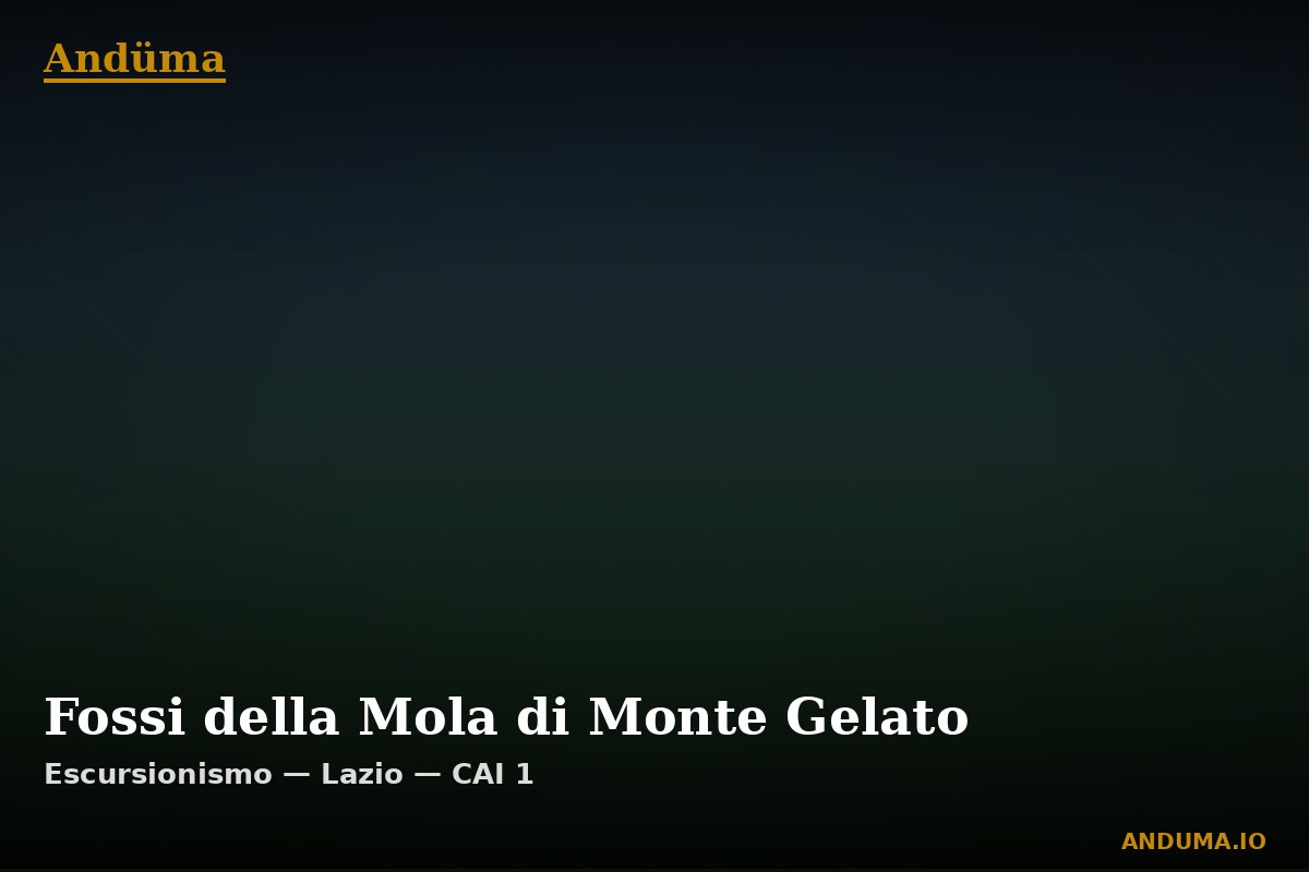 Fossi della Mola di Monte Gelato — Punto di interesse , Piedmont