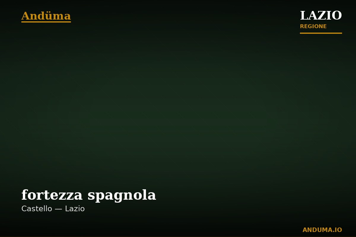 fortezza spagnola — Punto di interesse , Roma
