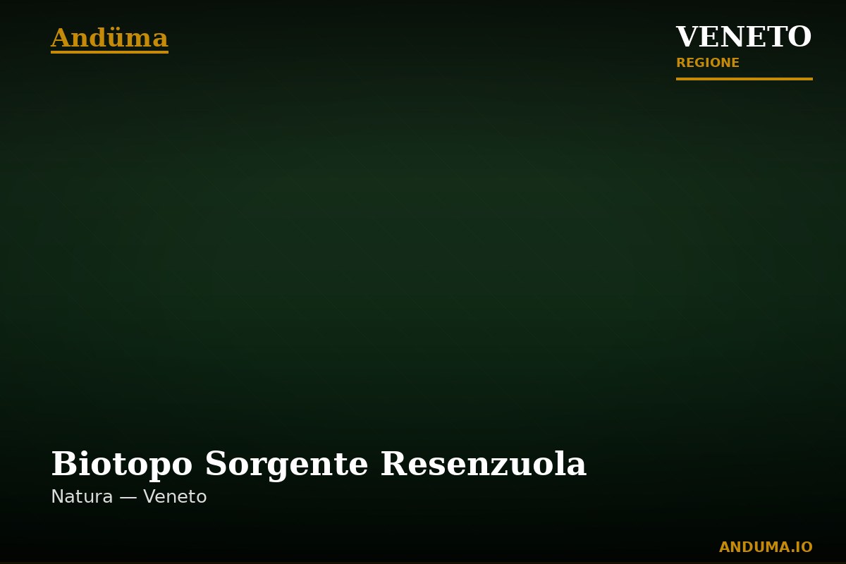 Biotopo Sorgente Resenzuola — Punto di interesse , Venezia