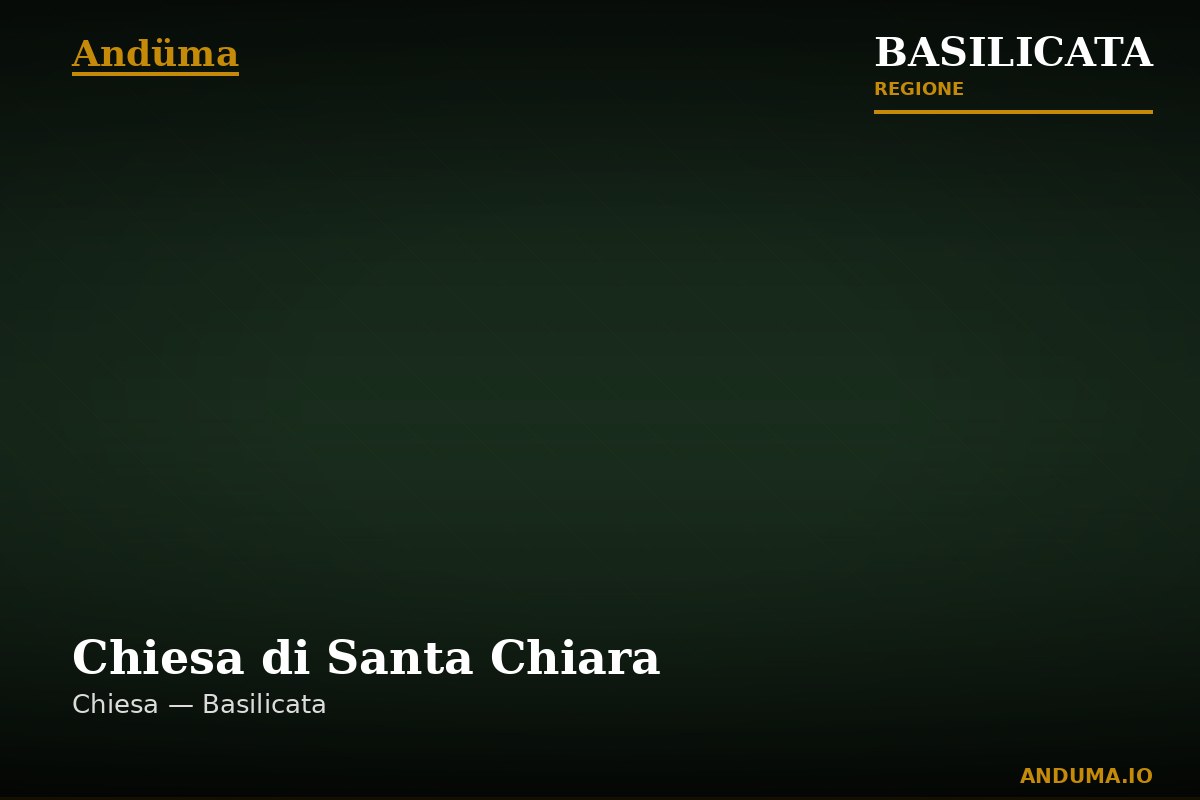 Chiesa di Santa Chiara — Punto di interesse a Matera, Matera