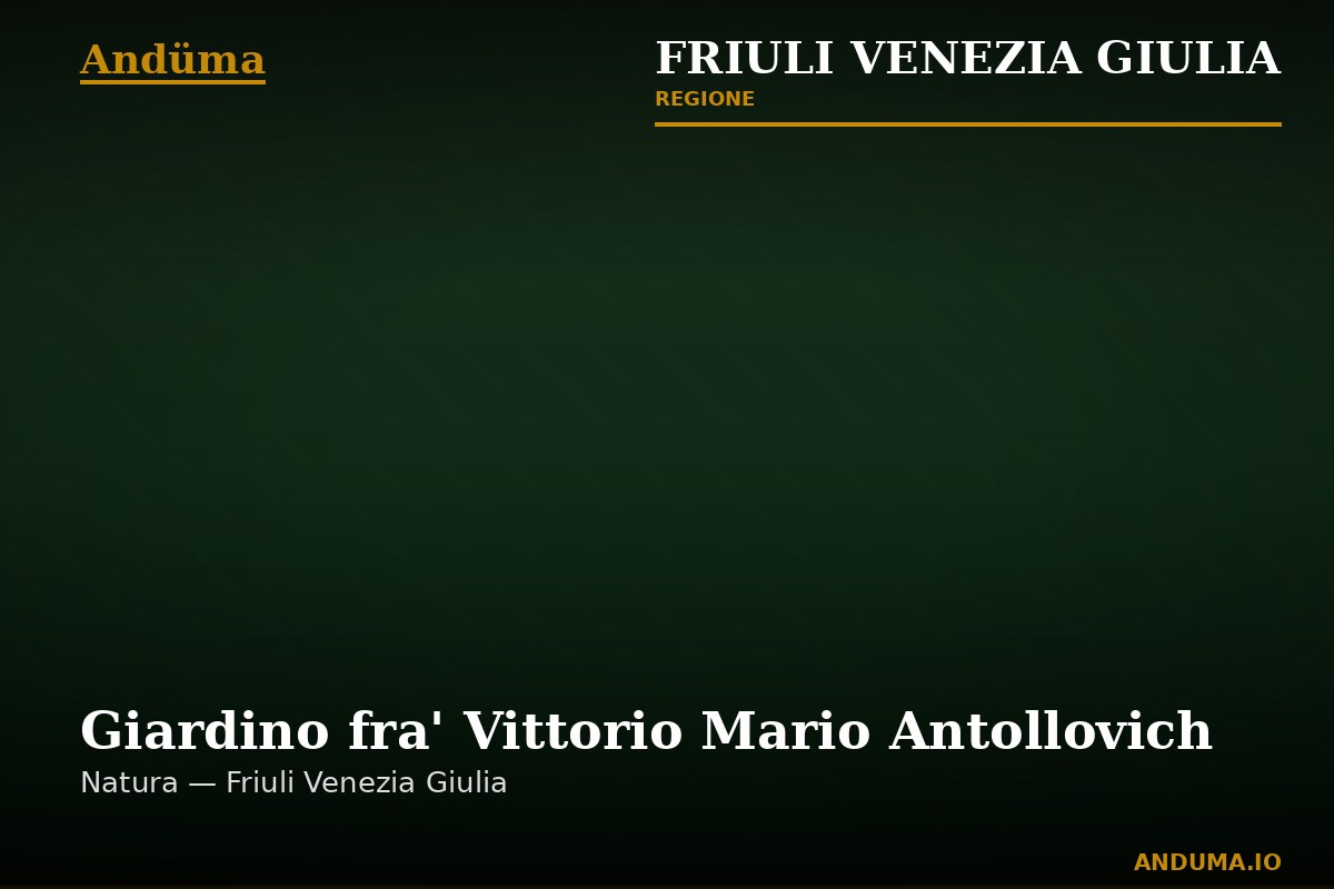 Giardino fra' Vittorio Mario Antollovich — Punto di interesse a Trieste, Trieste