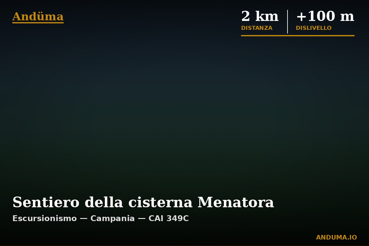Sentiero della cisterna Menatora — Punto di interesse , Piedmont