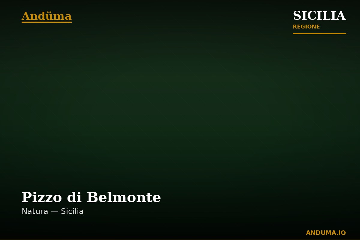 Pizzo di Belmonte — Punto di interesse a Palermo, Palermo
