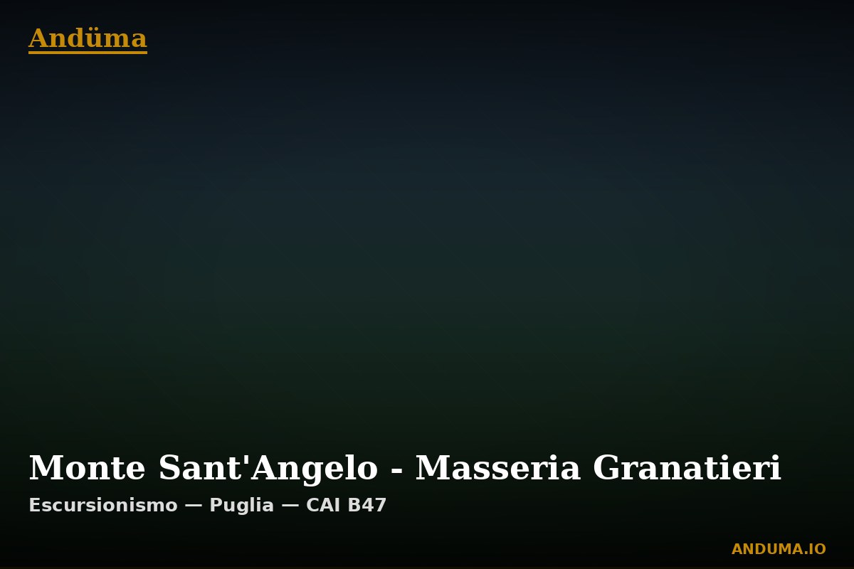 Monte Sant'Angelo - Masseria Granatieri — Punto di interesse , Piedmont