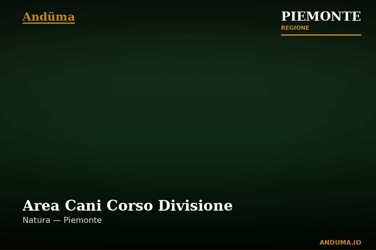 Area Cani Corso Divisione