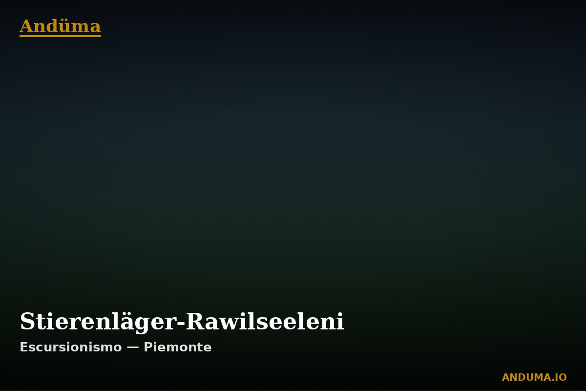 Stierenläger-Rawilseeleni — Punto di interesse , Piedmont