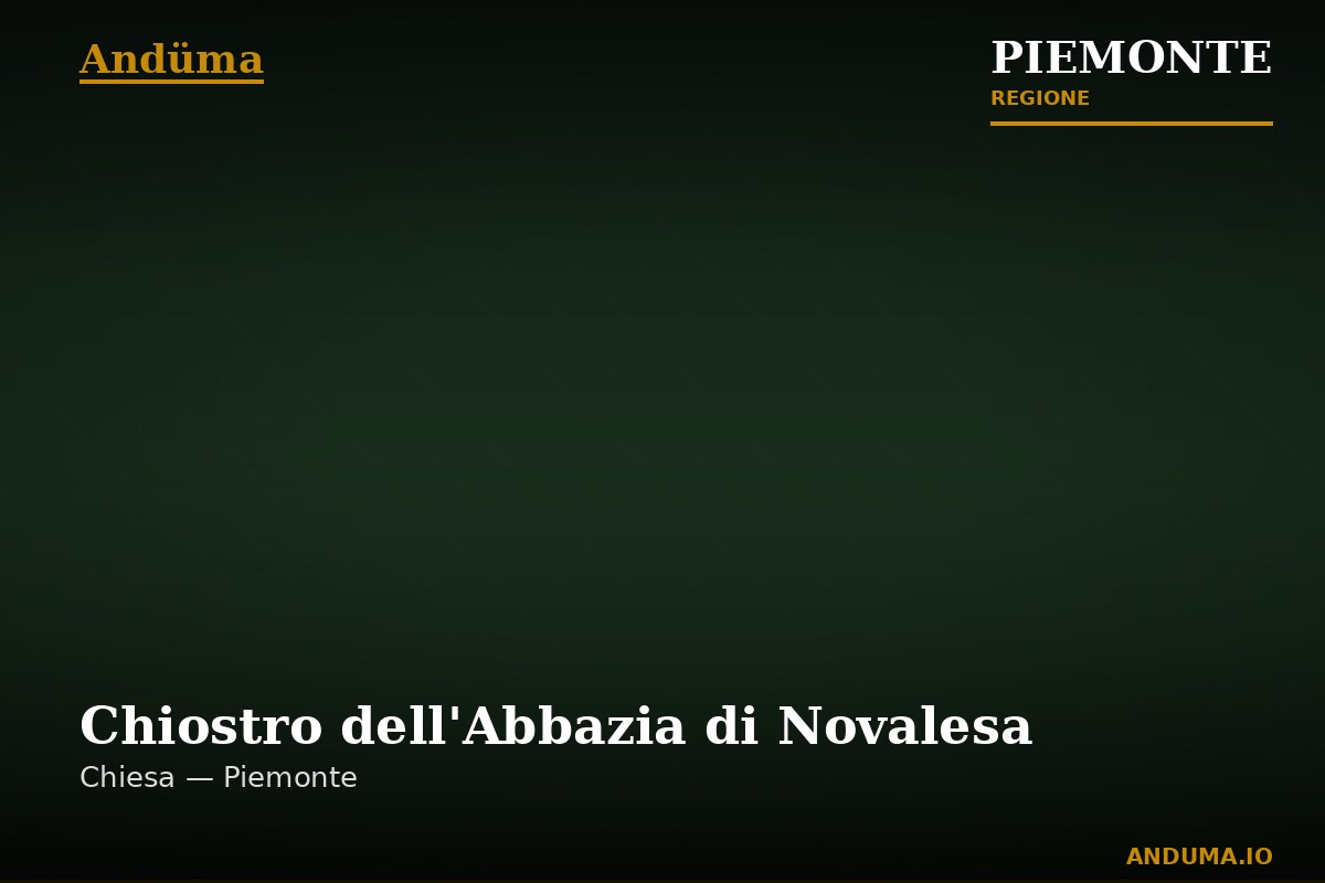 Chiostro dell'Abbazia di Novalesa