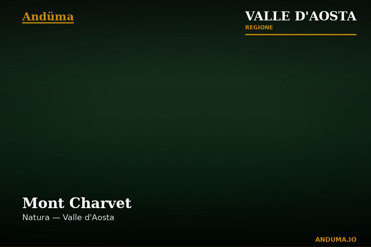 Mont Charvet — Punto di interesse a Courmayeur, Aosta