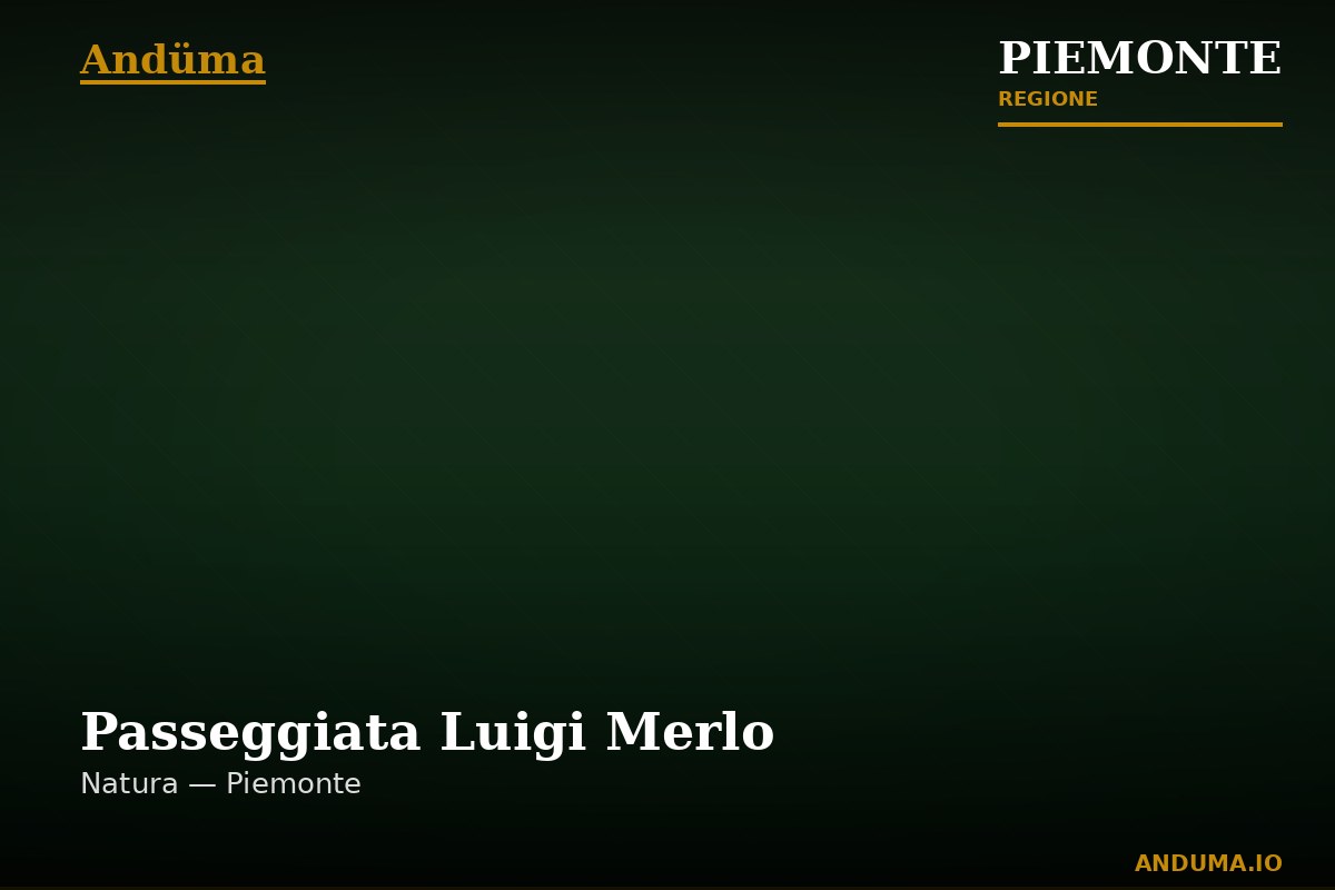 Passeggiata Luigi Merlo — Punto di interesse a Acqui Terme, Alessandria