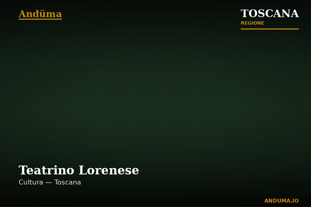 Teatrino Lorenese — Punto di interesse a Firenze, Firenze