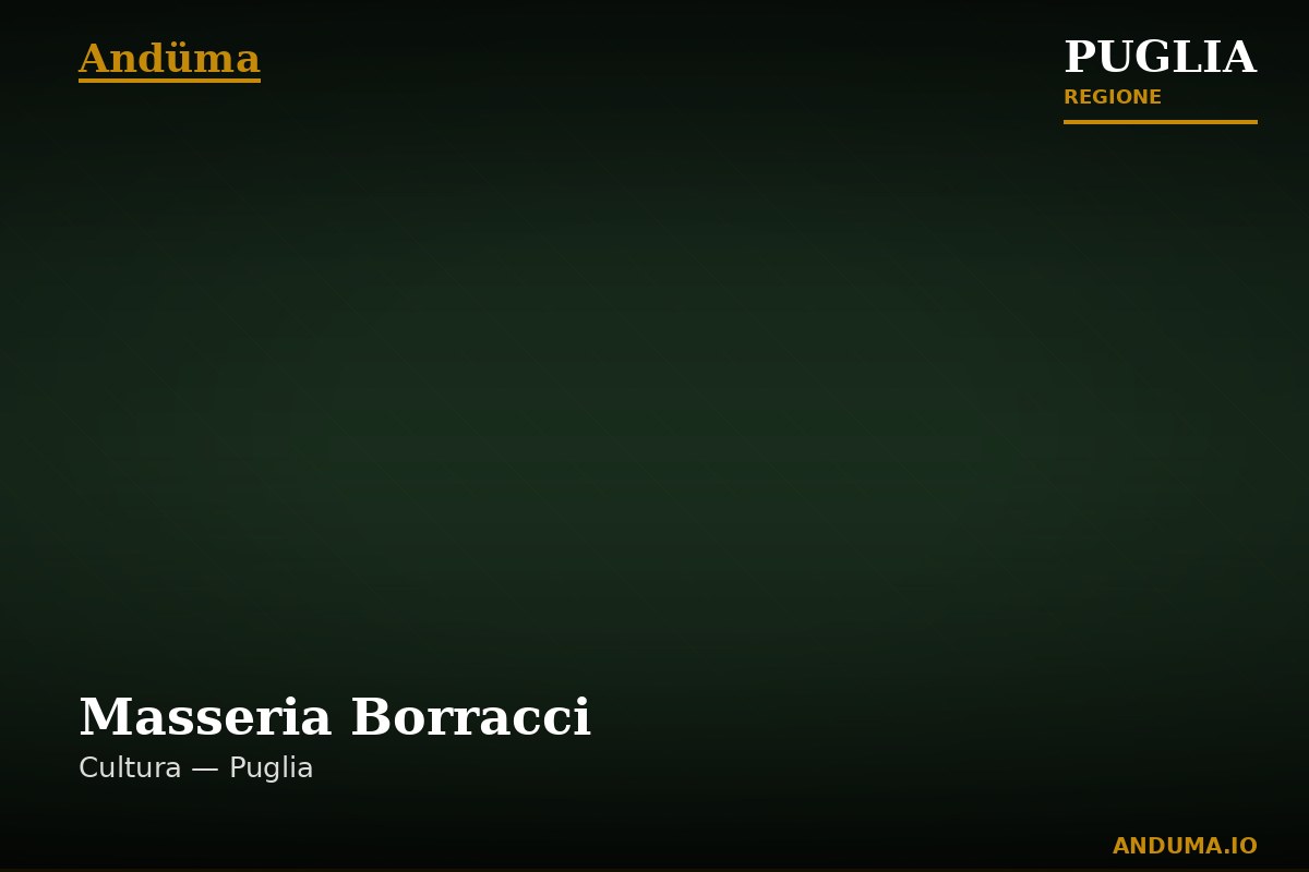 Masseria Borracci — Punto di interesse a Bari, Bari