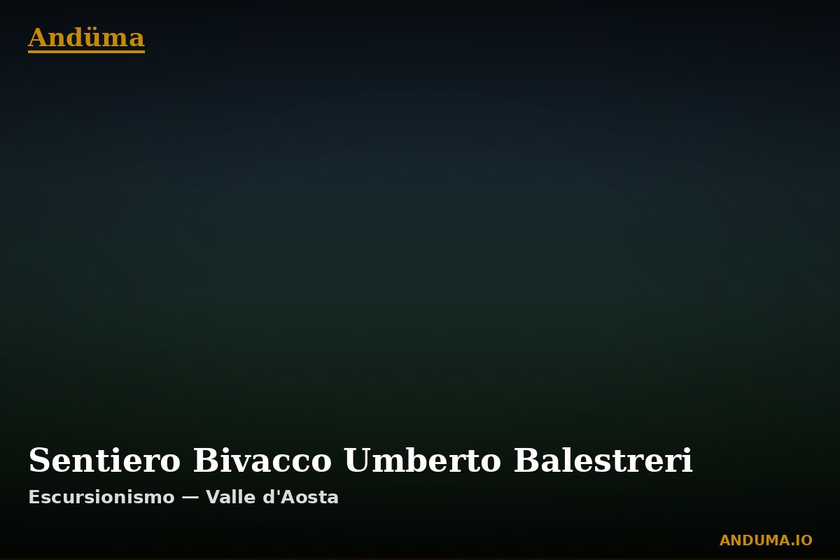 Sentiero Bivacco Umberto Balestreri — Punto di interesse , Piedmont