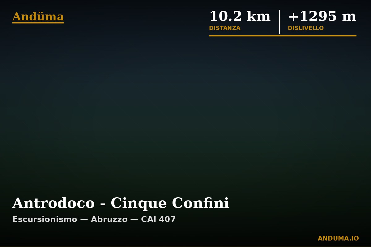 Antrodoco - Cinque Confini — Punto di interesse , Piedmont
