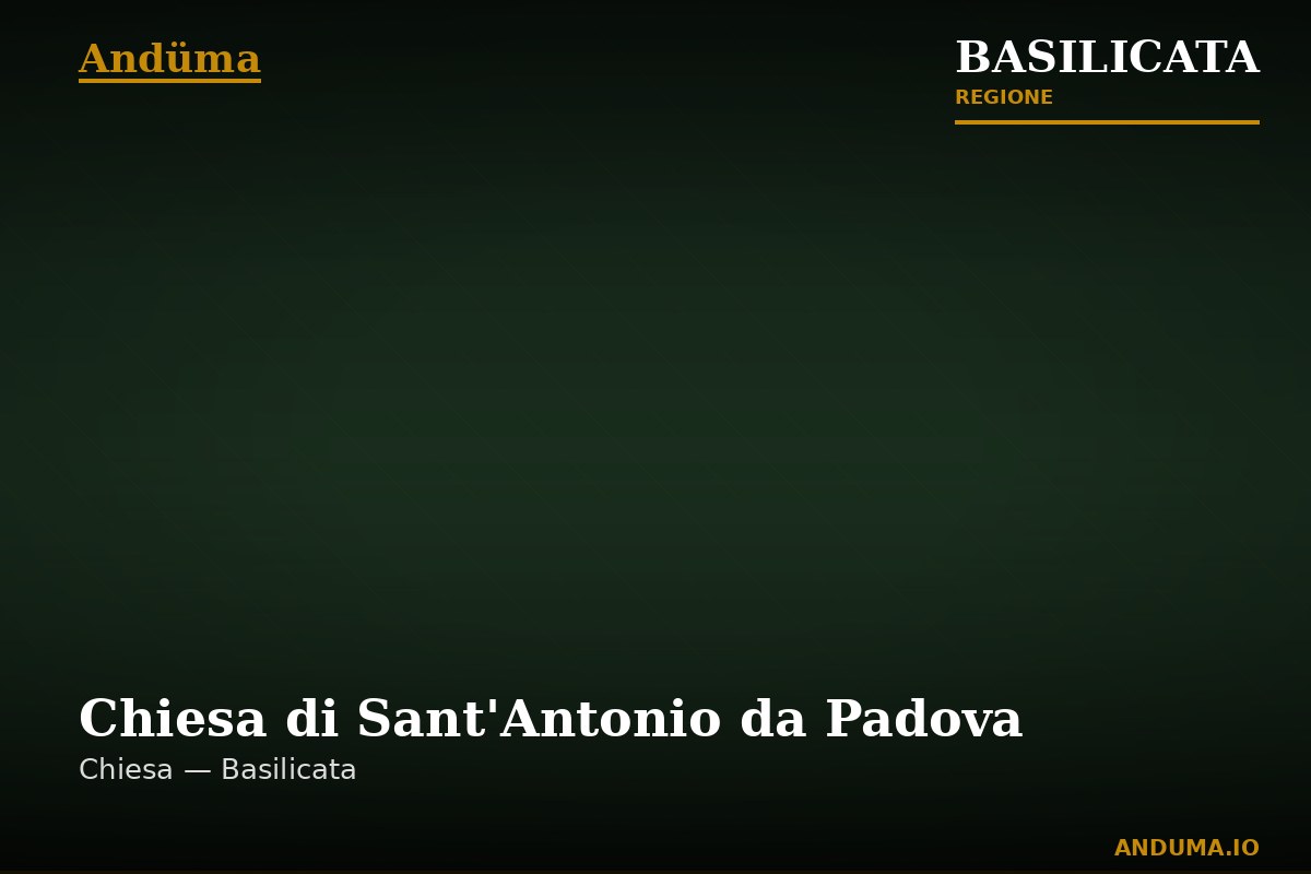 Chiesa di Sant'Antonio da Padova — Punto di interesse a Matera, Matera
