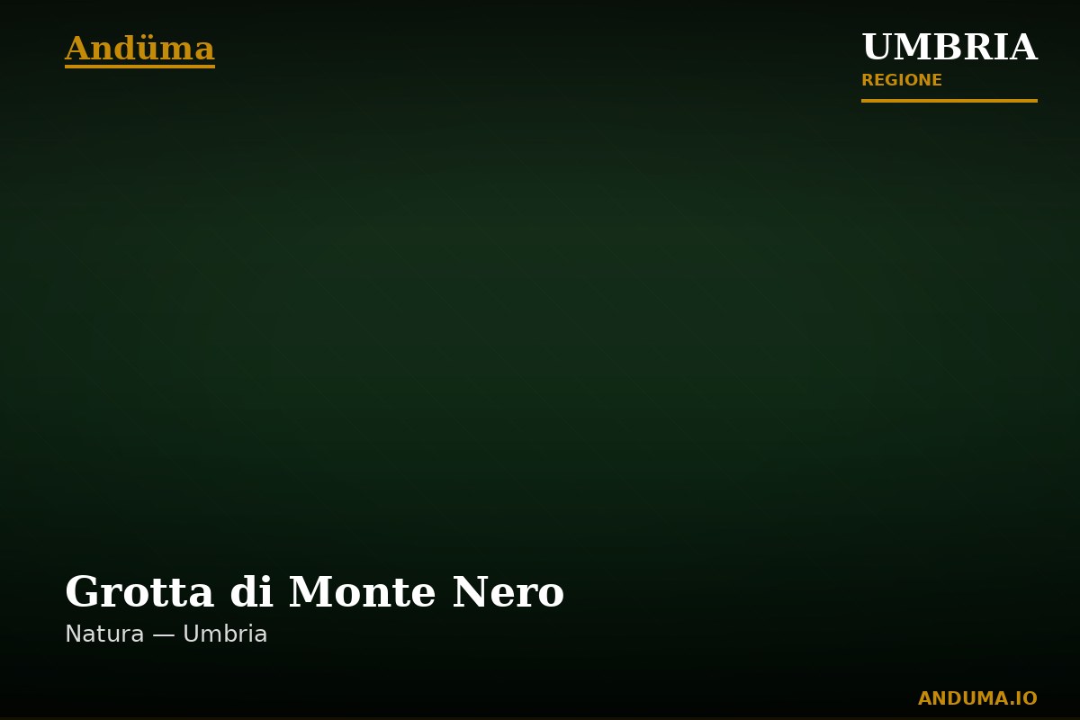 Grotta di Monte Nero — Punto di interesse a Perugia, Perugia