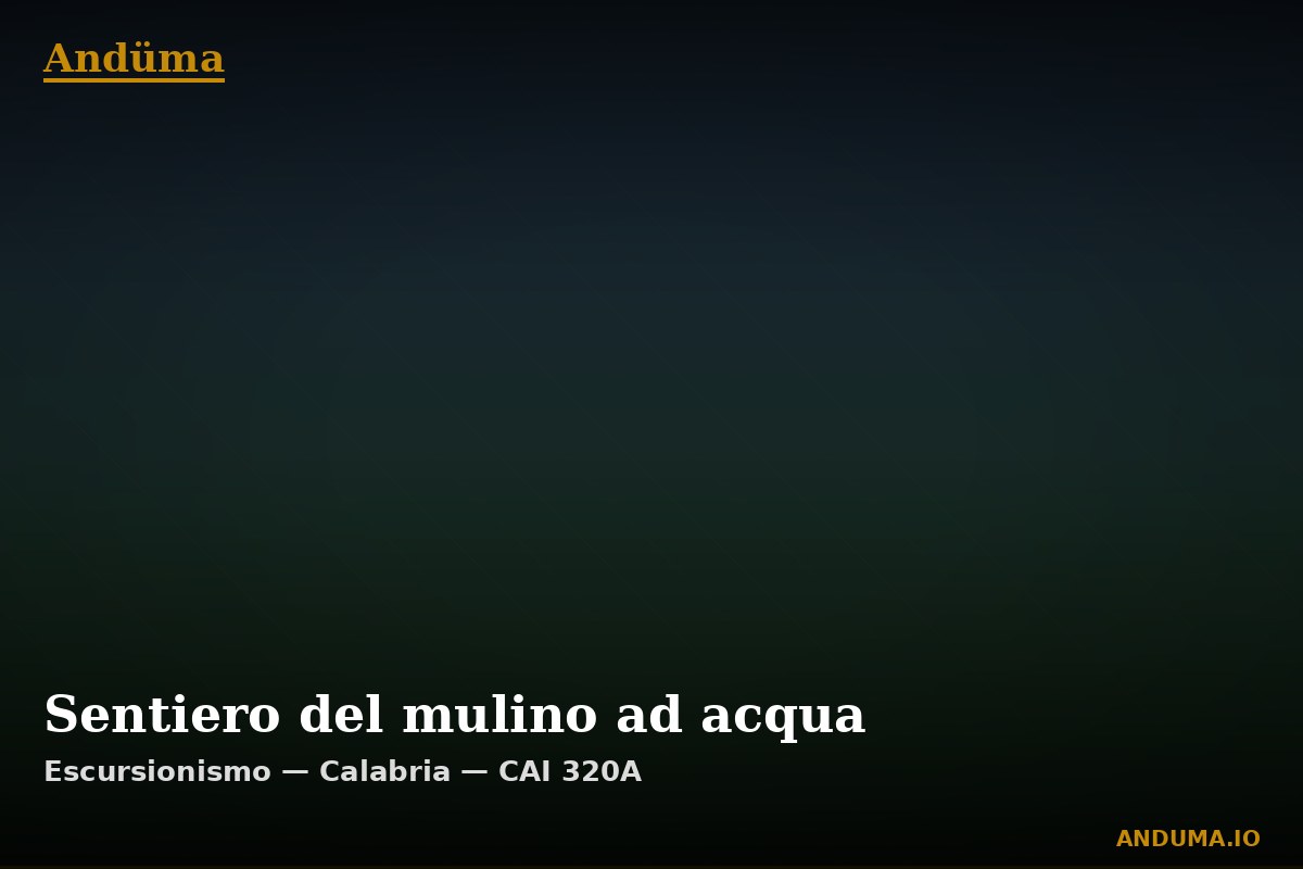 Sentiero del mulino ad acqua — Punto di interesse , Piedmont