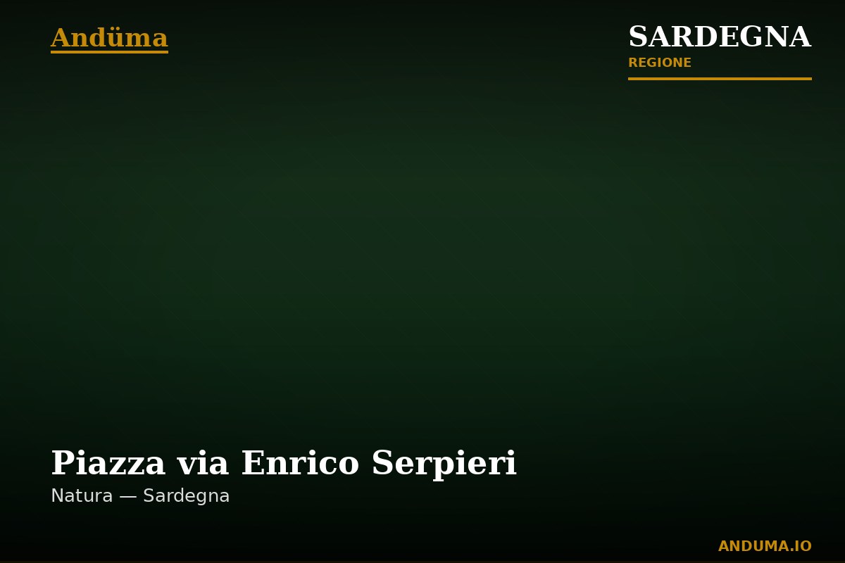 Piazza via Enrico Serpieri — Punto di interesse a Cagliari, Cagliari