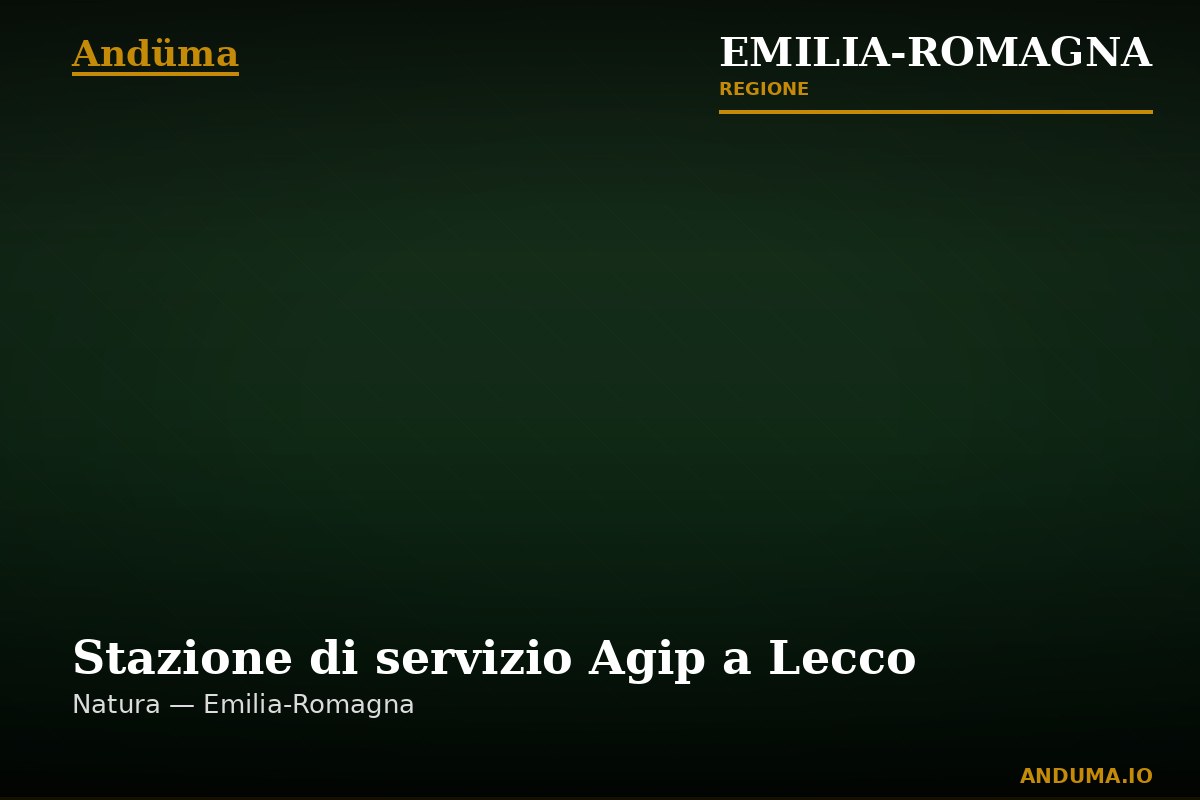 Stazione di servizio Agip a Lecco — Punto di interesse , Bologna