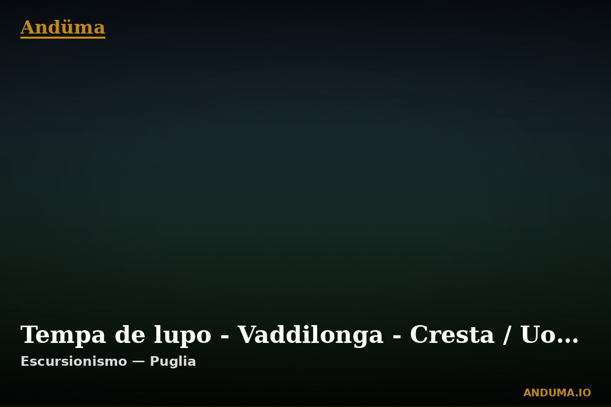 Tempa de lupo - Vaddilonga - Cresta / Uomo morto - Passo della Beta — Punto di interesse , Piedmont