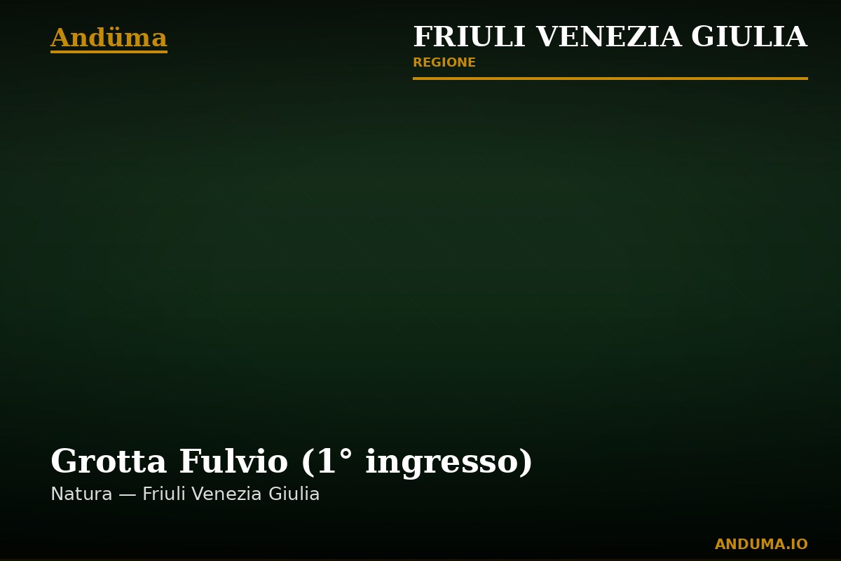 Grotta Fulvio (1° ingresso) — Punto di interesse a Trieste, Trieste