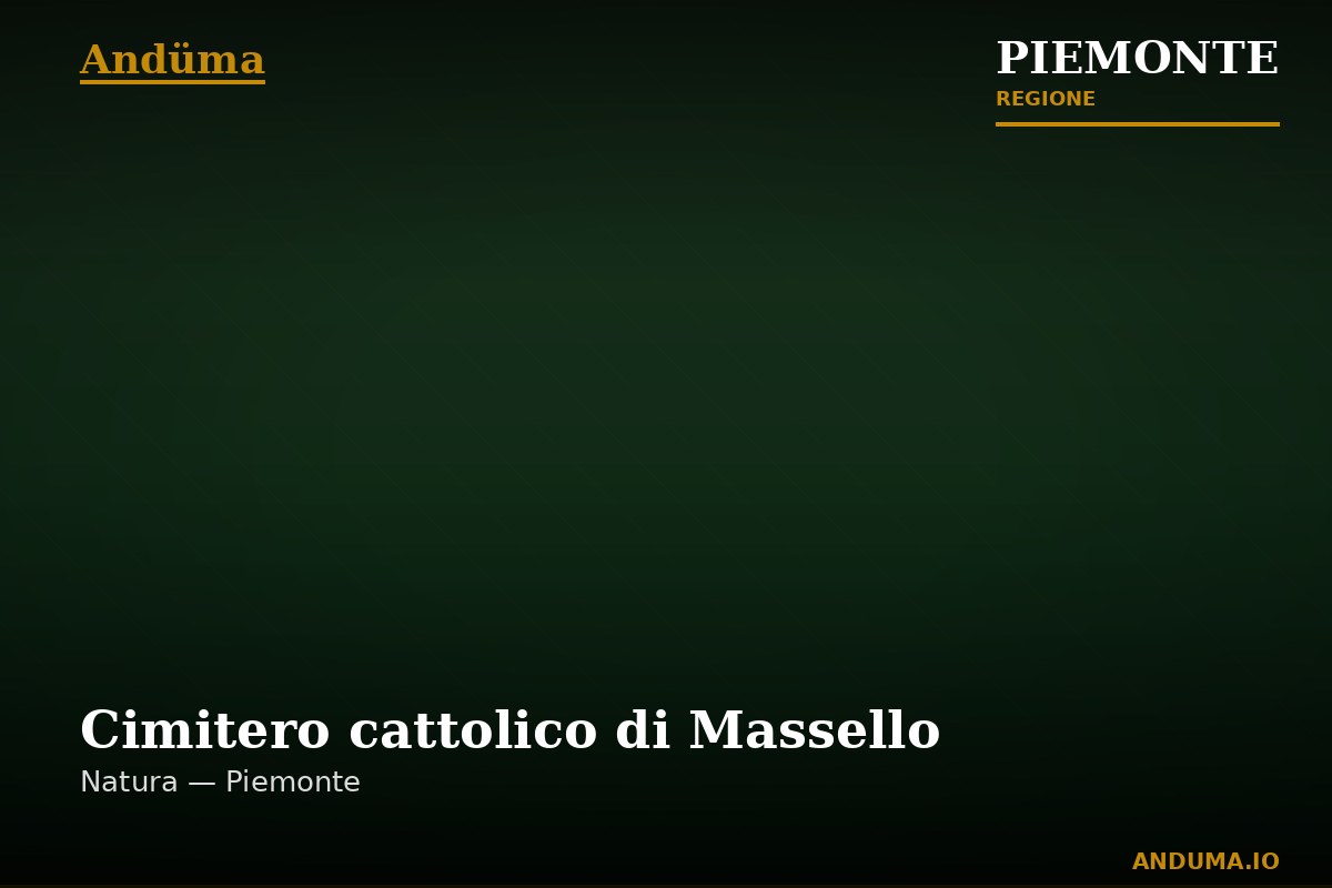 Cimitero cattolico di Massello