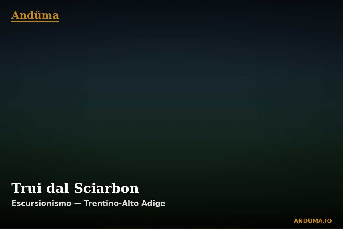 Trui dal Sciarbon — Punto di interesse , Piedmont