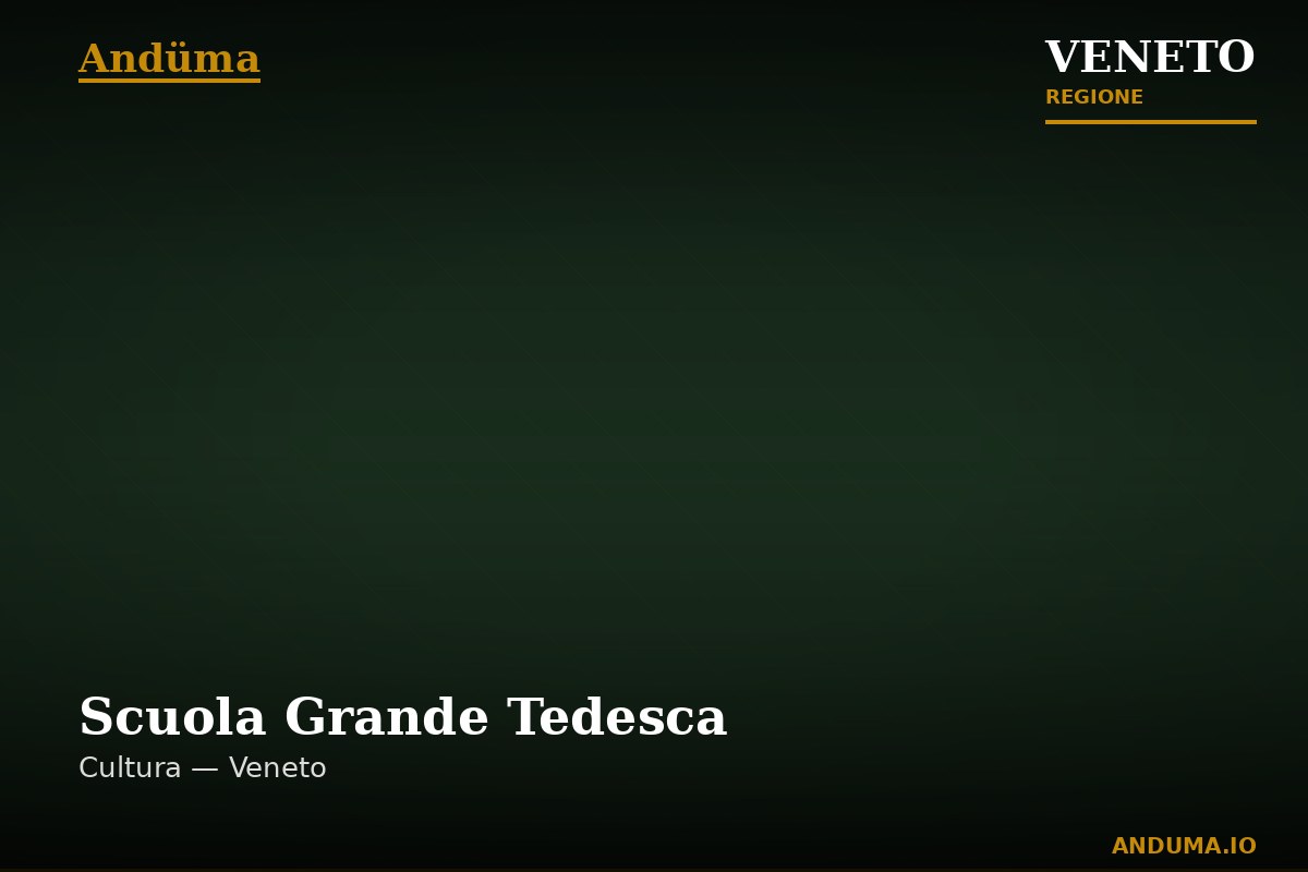 Scuola Grande Tedesca — Punto di interesse a Venezia, Venezia