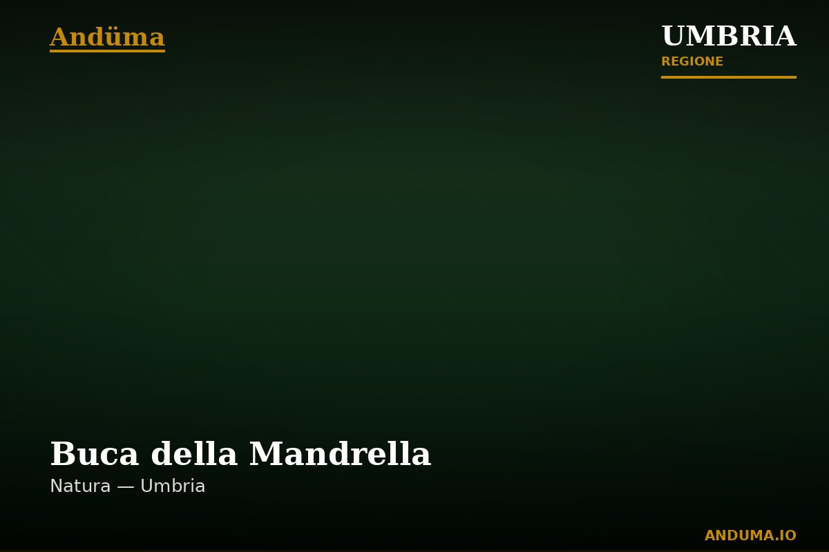 Buca della Mandrella — Punto di interesse a Perugia, Perugia