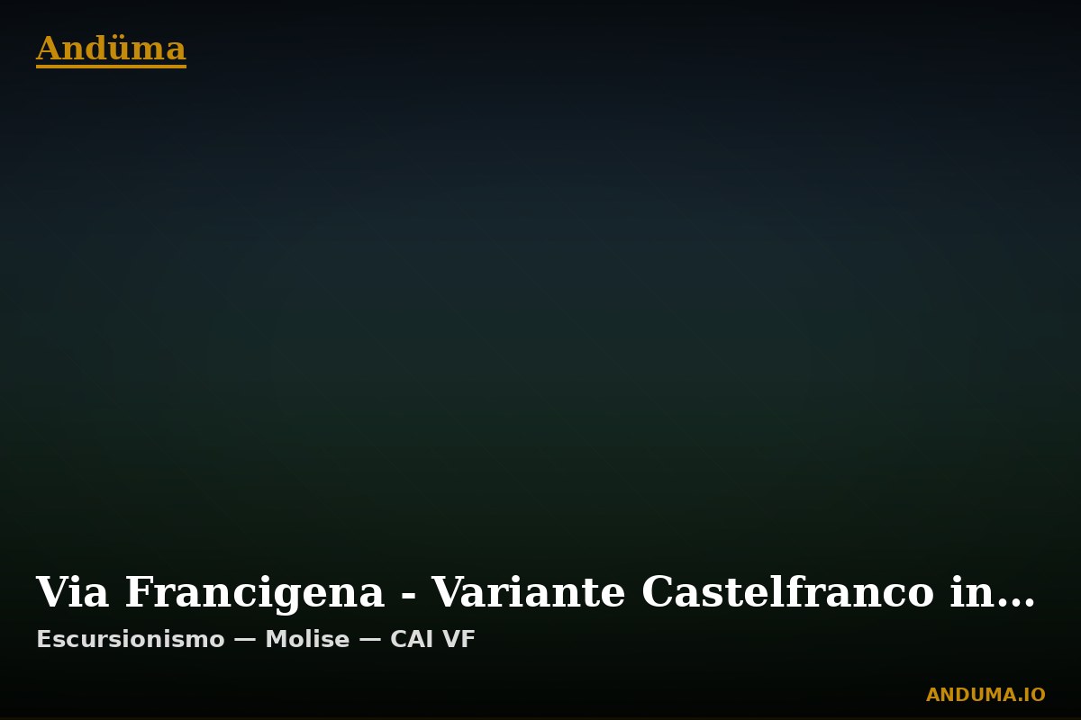 Via Francigena - Variante Castelfranco in Miscano — Punto di interesse , Piedmont
