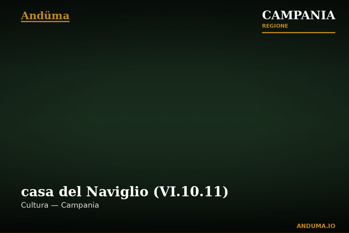 casa del Naviglio (VI.10.11) — Punto di interesse , Napoli