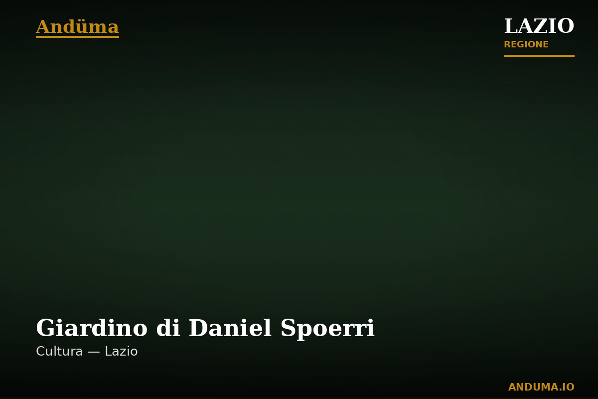 Giardino di Daniel Spoerri — Punto di interesse , Roma
