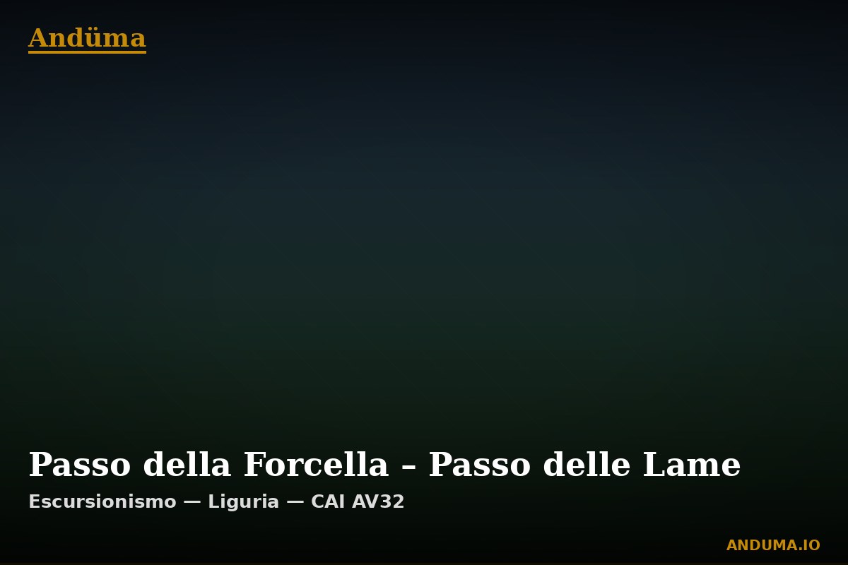 Passo della Forcella – Passo delle Lame — Punto di interesse , Piedmont