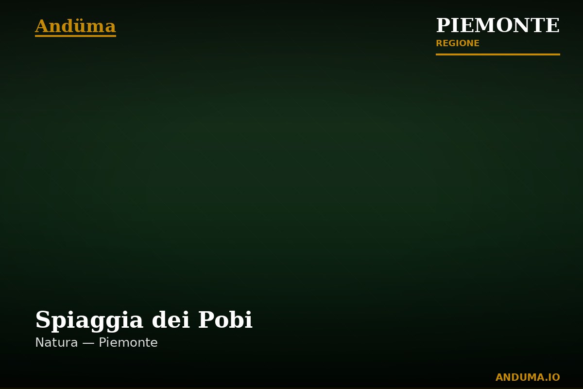 Spiaggia dei Pobi — Punto di interesse a Arona Lago, Novara