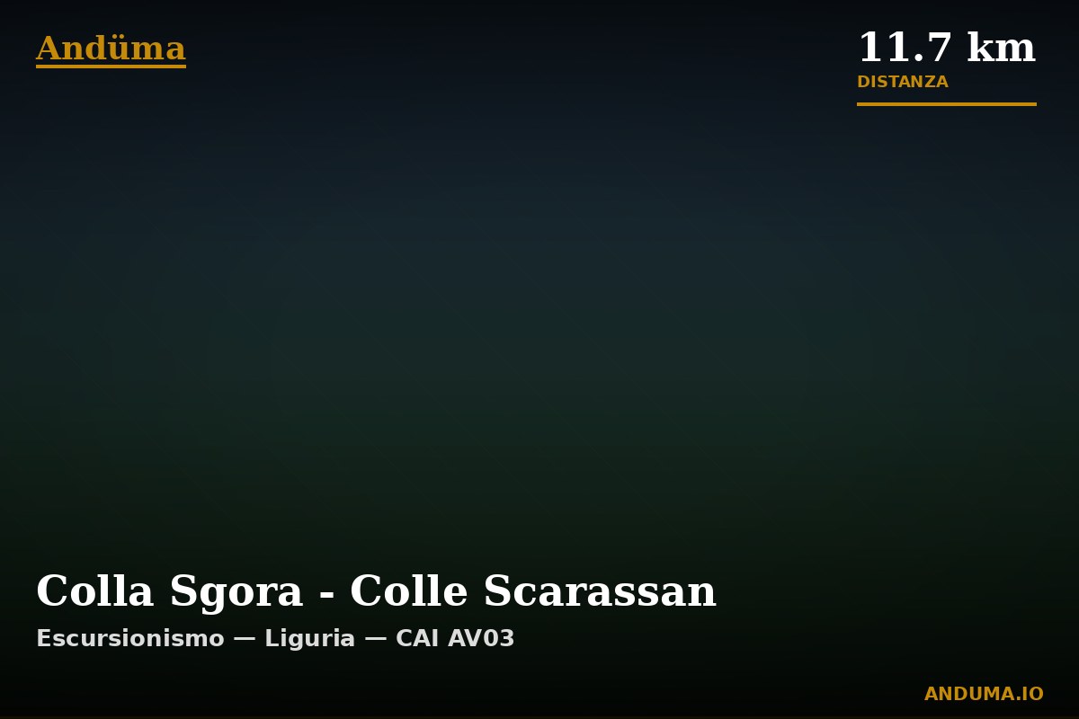 Colla Sgora - Colle Scarassan — Punto di interesse , Piedmont