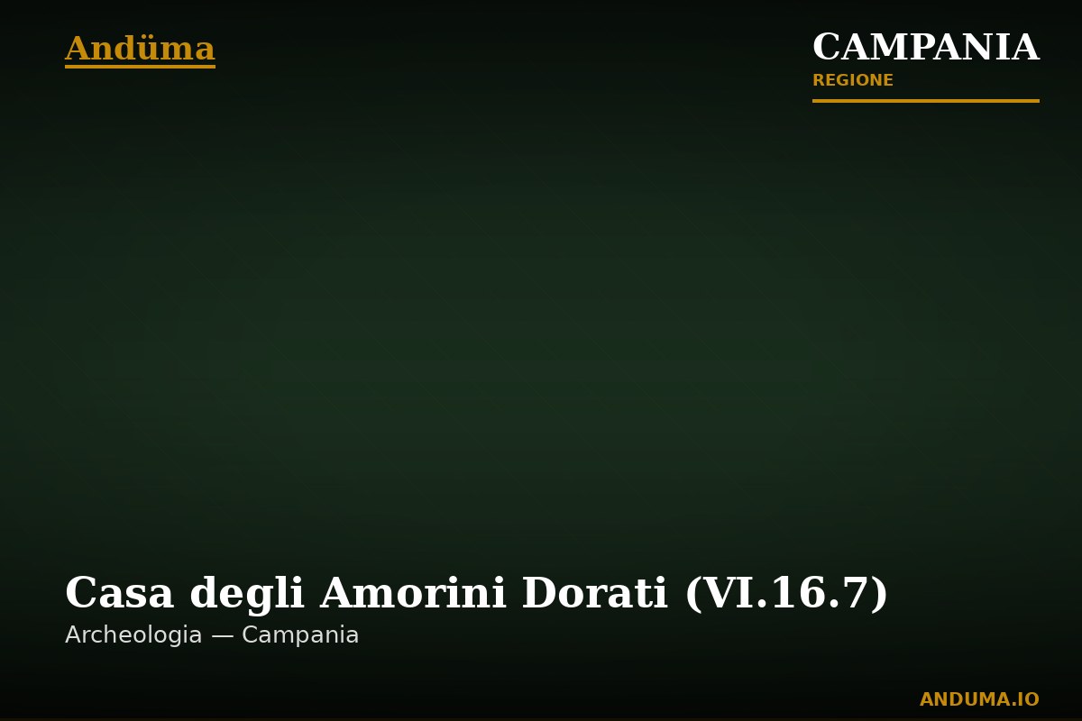 Casa degli Amorini Dorati (VI.16.7) — Punto di interesse , Napoli
