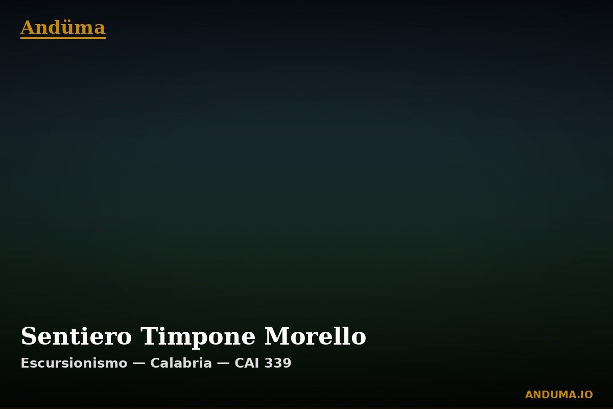 Sentiero Timpone Morello — Punto di interesse , Piedmont