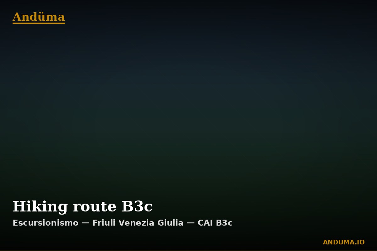 Hiking route B3c — Punto di interesse , Piedmont