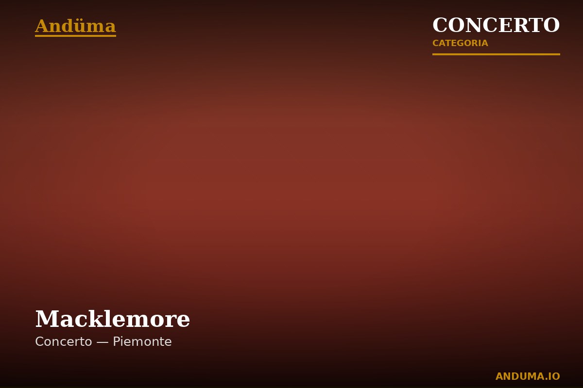 Macklemore — Evento a Sesto San Giovanni, Piedmont