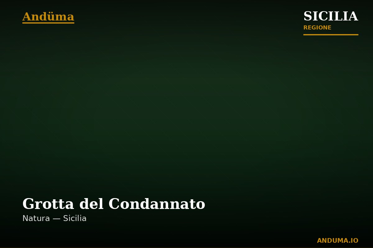 Grotta del Condannato — Punto di interesse a Palermo, Palermo