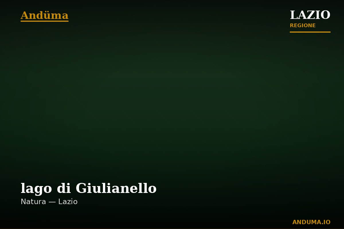 lago di Giulianello — Punto di interesse , Roma