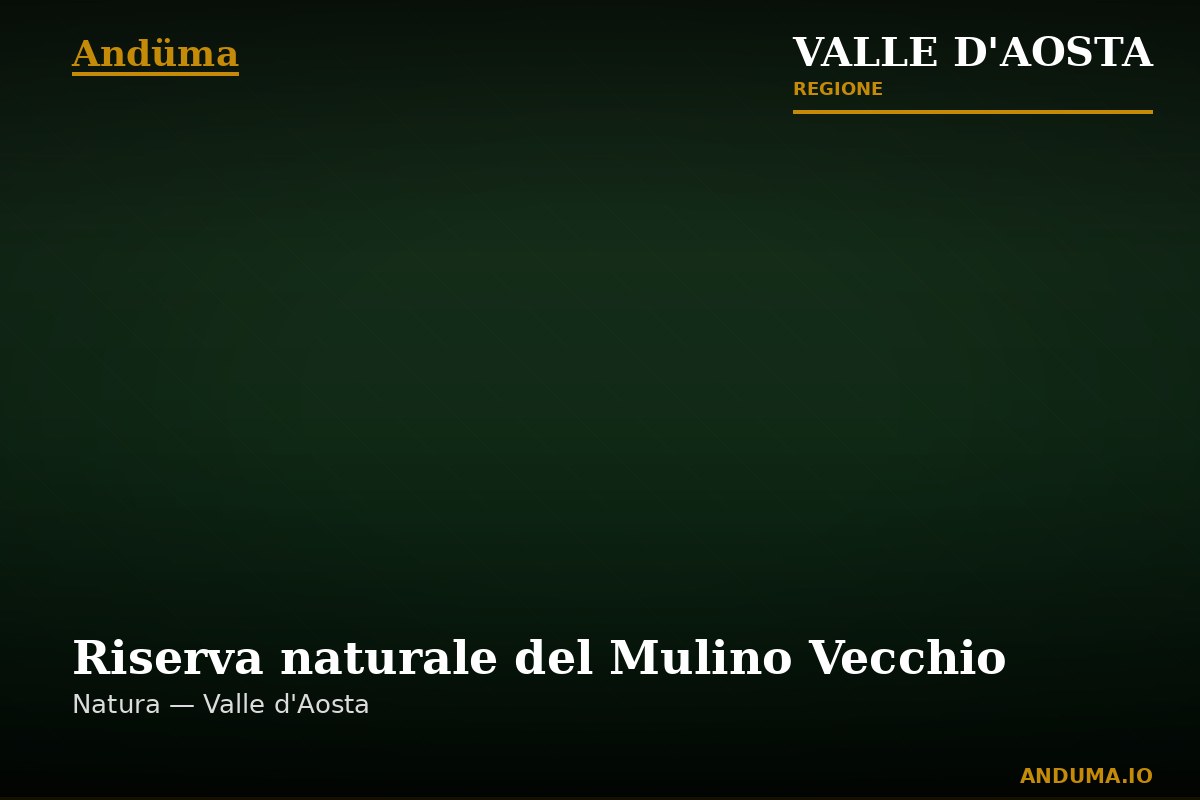 Riserva naturale del Mulino Vecchio — Punto di interesse , Aosta