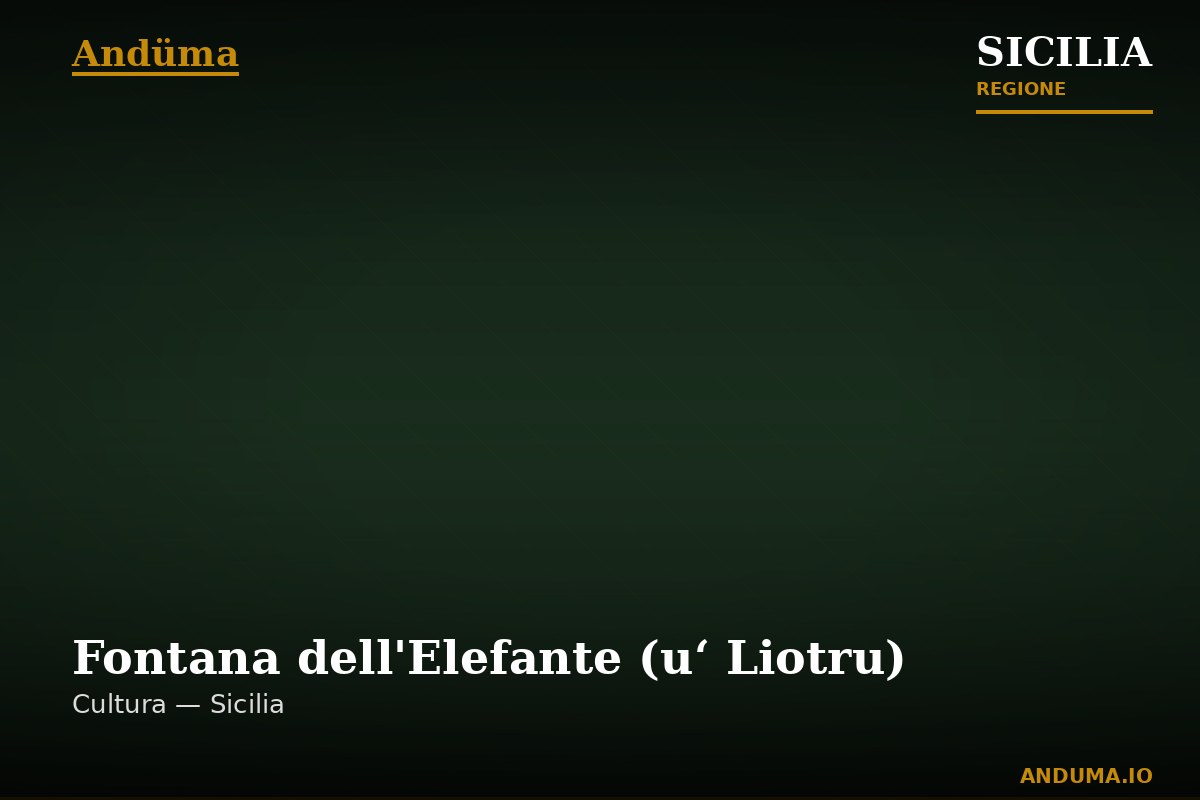 Fontana dell'Elefante (uʻ Liotru)