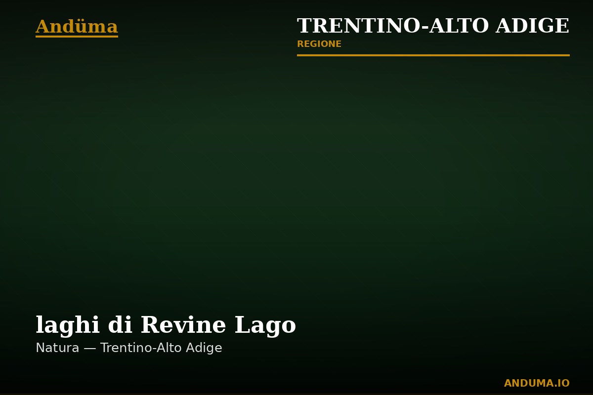 laghi di Revine Lago — Punto di interesse , Trento